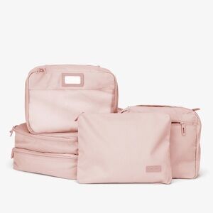 NWOT Calpak Packing Cubes Set (5 Pieces) in Pink Sand